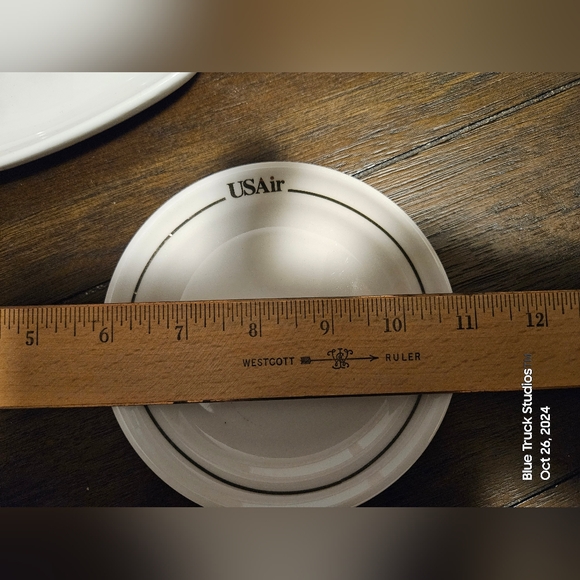 USAir Plate Set Abco China Brand Vintage Airplane Dishes - Picture 8 of 14